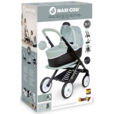 Imagine Carucior pentru papusi Maxi Cosi 3 in 1 albastru