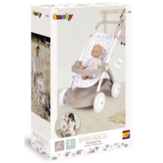 Imagine Carucior sport pentru papusi Baby Nurse Poussette crem