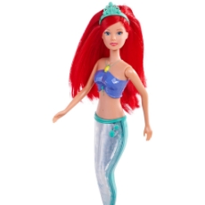Imagine Papusa Steffi Love Sparkle Mermaid 29 cm cu lumini