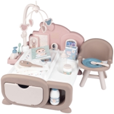 Imagine Centru de ingrijire pentru papusi Baby Nurse Cocoon Nursery crem cu accesorii