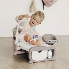 Imagine Centru de ingrijire pentru papusi Baby Nurse Cocoon Nursery crem cu accesorii