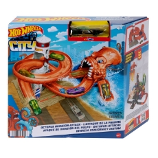 Imagine Hot Wheels City pista inamicilor Far