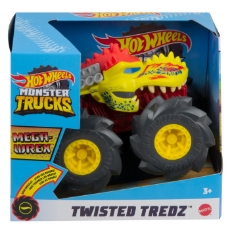 Imagine Hot Wheels Monster Truck masinuta Twister Tredz Mega Wrex galben scara 1:43