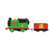 Imagine Thomas locomotiva motorizata Percy cu vagon