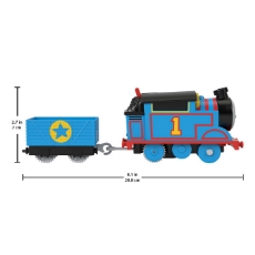 Imagine Thomas locomotiva motorizata Thomas cu vagon