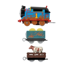 Imagine Thomas locomotiva motorizata Thomas cu 2 vagoane