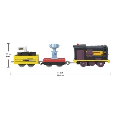 Imagine Thomas locomotiva motorizata Diesel cu 2 vagoane