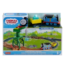 Imagine Thomas set de joaca cu locomotiva Cranky motorizata si accesorii