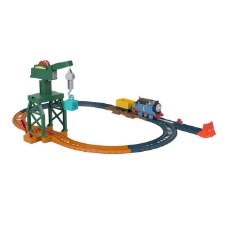 Imagine Thomas set de joaca cu locomotiva Cranky motorizata si accesorii