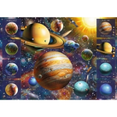 Imagine Puzzle Trefl Spiral 1040 piese Sistemul Solar