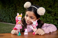 Imagine Enchantimals set papusi Bree Bunny & Twist si Bedelia Bunny & Tappy