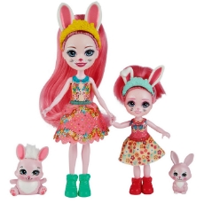 Imagine Enchantimals set papusi Bree Bunny & Twist si Bedelia Bunny & Tappy