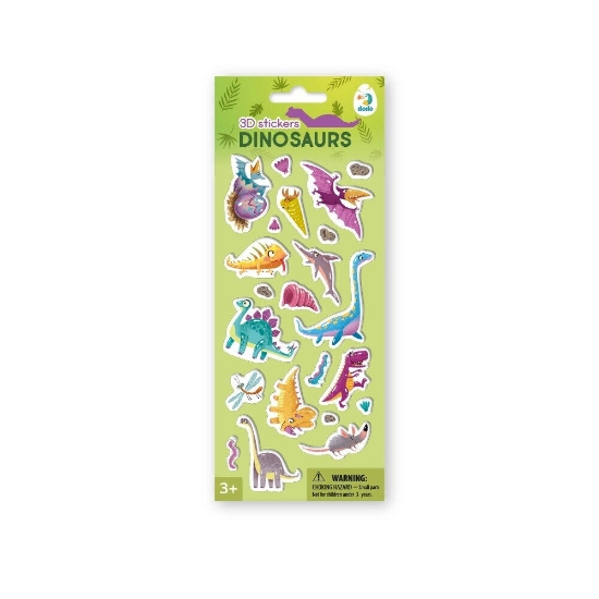 Imagine Set abtibilduri 3D - Dinozauri