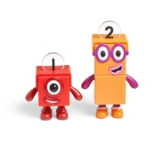 Imagine Set figurine Numberblocks - Aventuri pe bicicleta cu Unu & Doi