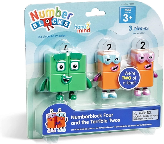 Imagine Set figurine Numberblocks - Patru & Teribilii Doi