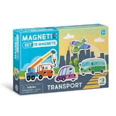 Imagine Set magneti - Mijloace de transport
