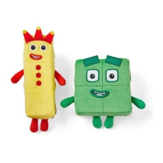 Imagine Set mascote din plus Numberblocks - Trei & Patru