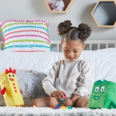 Imagine Set mascote din plus Numberblocks - Trei & Patru