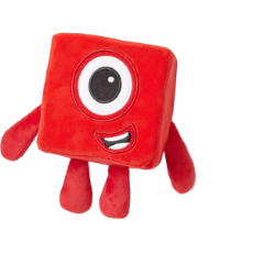 Imagine Mascota din plus Numberblocks - Unu