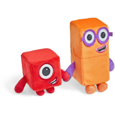 Imagine Set mascote din plus Numberblocks - Unu & Doi