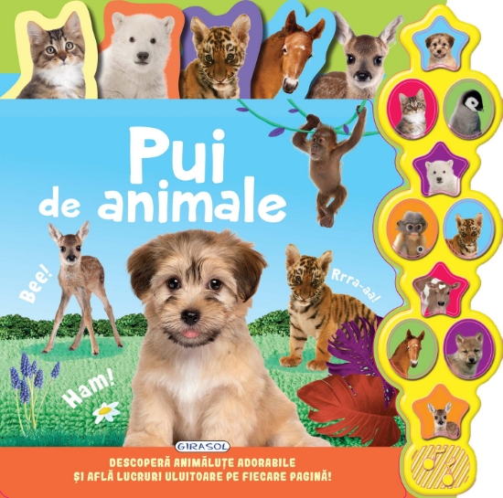 Imagine Carte cu sunete - Pui de animale