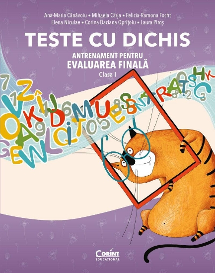 Imagine Teste cu dichis. Antrenament pentru EVALUAREA FINALA – Clasa I