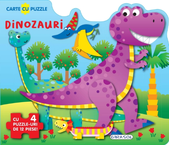 Imagine Carte cu puzzle - Dinozauri