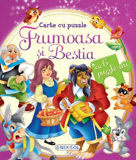 Imagine Carte cu puzzle - Frumoasa si Bestia