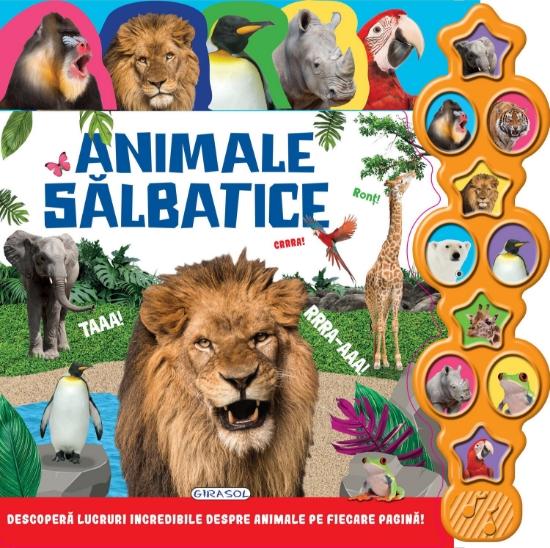 Imagine Carte cu sunete - Animale salbatice