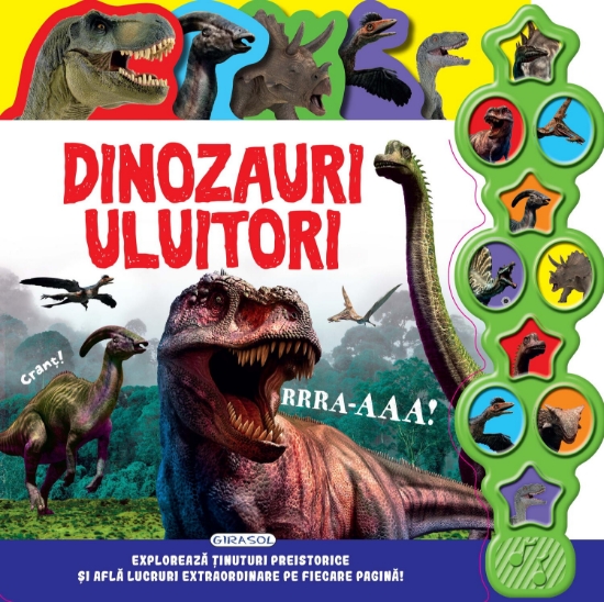 Imagine Carte cu sunete - Dinozauri uluitori