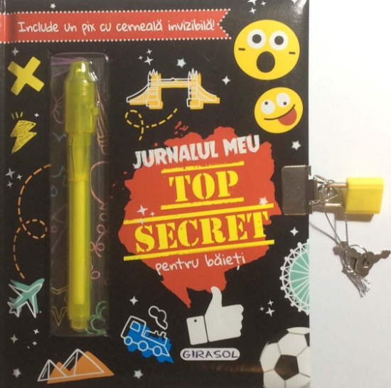 Imagine Jurnalul meu Top Secret pentru baieti
