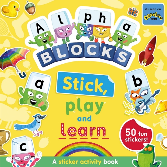 Imagine Carticica cu activitati Alphablocks - Lipesc, ma joc & invat