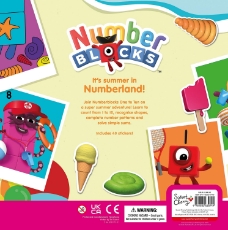 Imagine Carticica cu abtibilduri Numberblocks - Summer Fun