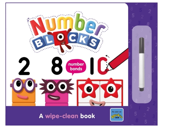 Imagine Carticica Scriu si sterg Numberblocks - Legaturi numerice