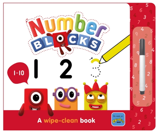 Imagine Carticica Scriu si sterg Numberblocks 1-10