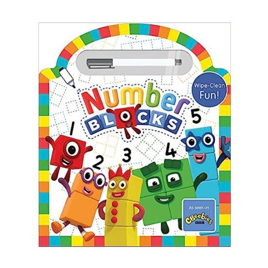 Imagine Carticica Scriu si sterg- Numberblocks 123