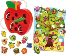 Imagine Joc Montessori 2 in 1 - Fructe