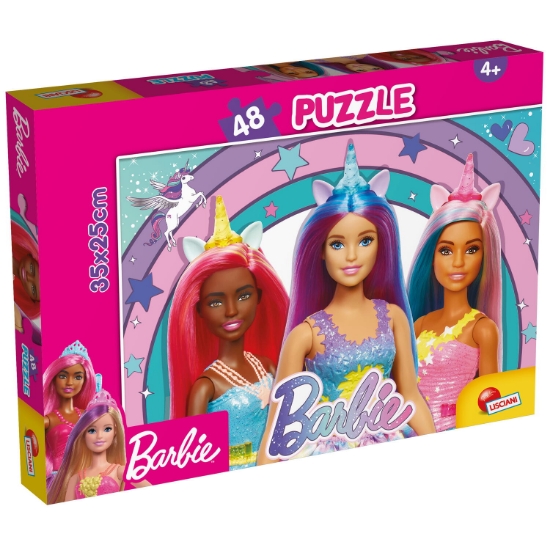 Imagine Puzzle - Barbie si magia unicornului (48 piese)