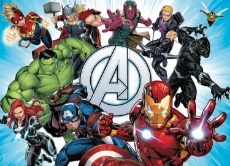Imagine Puzzle de colorat -  Avengers (60 de piese)