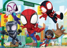Imagine Puzzle de colorat - Paienjenelul Marvel si prietenii lui uimitori (24 de piese)