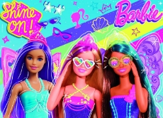 Imagine Puzzle de colorat maxi - Barbie (4 x 48 de piese)