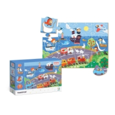 Imagine Puzzle - Descoperim vehiculele (18 piese)