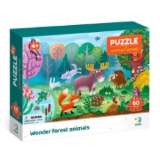 Imagine Puzzle - Minunatele animalute din padure (60 piese)
