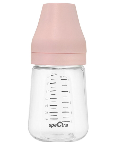Imagine Biberon PA anticolici premium cu tetina S, roz (160 ml)